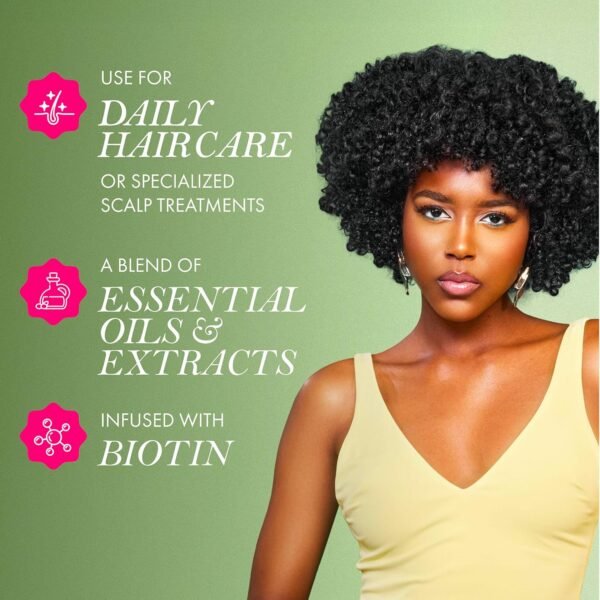 Mielle Organics Rosemary Mint Scalp & Hair Strengthening Oil for All Hair Types, 2 Ounce - Image 3