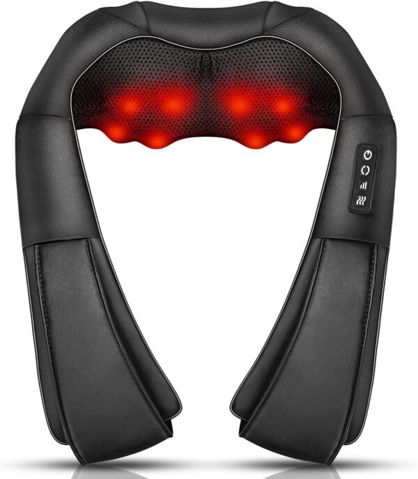 Shiatsu Neck and Back Massager – Electric Shoulder Massager for Neck, Back, & Legs, Muscle Pain Relief