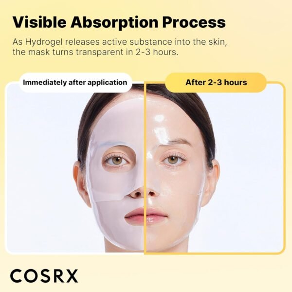 COSRX Snail 96 Essence + Hydrogel Mask 3EA - Travel Essentials & Korean Skincare - Image 2