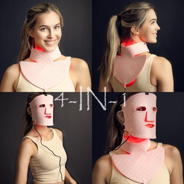 Beauty LED Light Mask - Infrared & Red Light Therapy Facial Device - Image 4