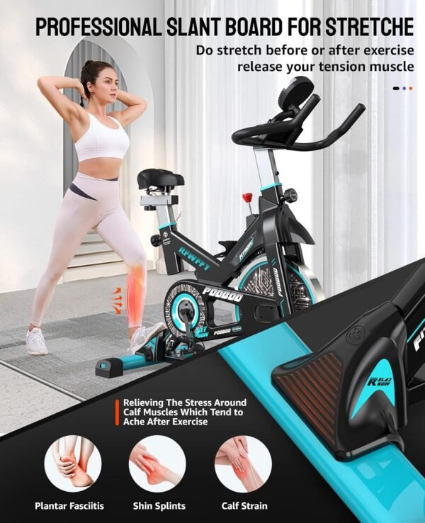 Exercise Bike – Indoor Stationary Bike for Home Gym with Digital Display & Comfortable Seat - Image 4