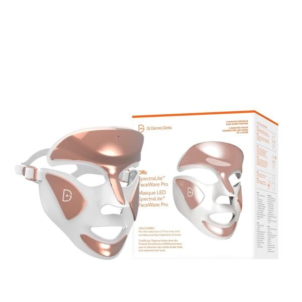 Dr. Dennis Gross DRx SpectraLite FaceWare Pro – LED Face Mask for Anti-Aging & Acne Treatment