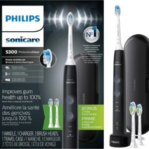 Philips Sonicare ProtectiveClean 5300 Rechargeable Toothbrush - Pressure Sensor & Travel Case